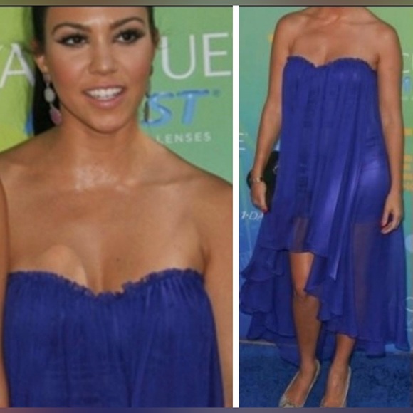 Blaque Label Chiffon Dress as seen on Kourtney Kardashian - Picture 2 of 3